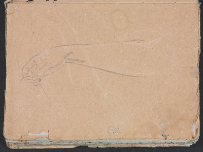 Caderno de desenho de Verona: mão direita, página 3, 1760. de Francesco Lorenzi