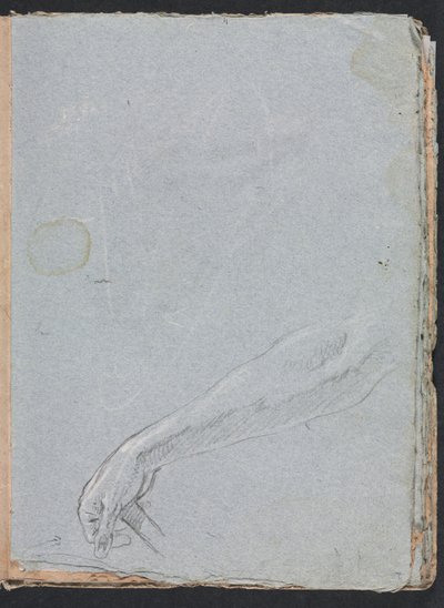 Verona Sketchbook: Mão direita, página 7, 1760. de Francesco Lorenzi