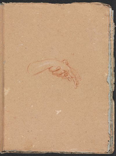 Caderno de desenho de Verona: Estudo das mãos, página 23, 1760. de Francesco Lorenzi