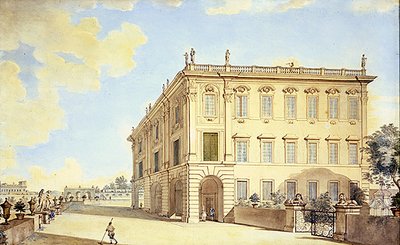 Vista de Roma (aguarela sobre papel) de Francesco Panini