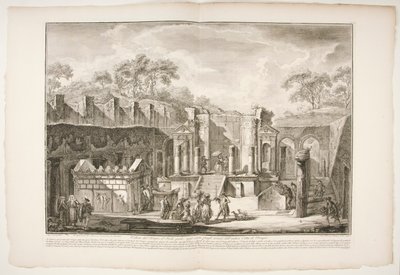 Vista do Templo d de Francesco Piranesi