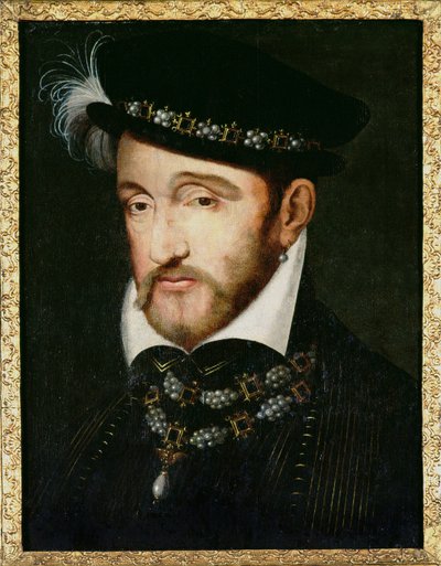 Retrato de Henrique II (1519-1559) de Francesco Primaticcio