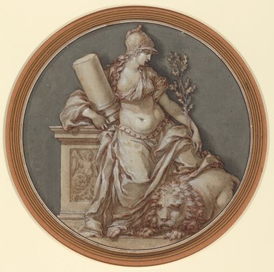 Alegoria da Fortaleza de Francesco Rosaspina