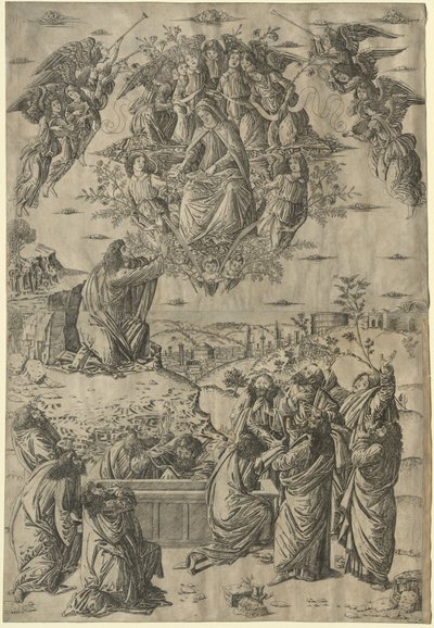 A Assunção da Virgem, c. 1495 de Francesco Rosselli