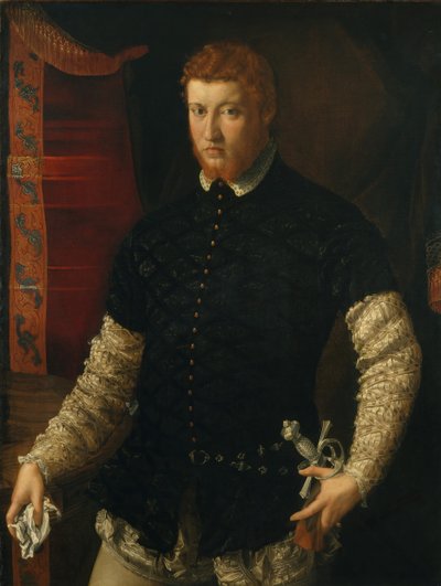 Retrato de um homem. de Francesco Salviati