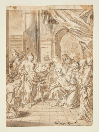Cristo e a Mulher Adúltera de Francesco Saverio Mergolo