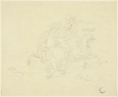 Escaramuça entre dois soldados de cavalaria de Francesco Simonini
