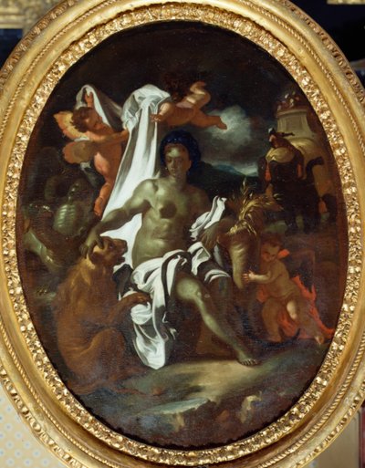 Alegoria da África (óleo sobre tela) de Francesco Solimena
