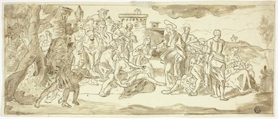 Cristo cura o coxo de Francesco Solimena