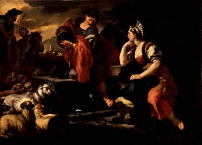 Jacob e Raquel no Poço (óleo sobre tela) de Francesco Solimena