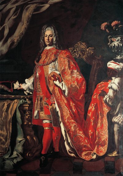 Retrato de Marzio Carafa, Duque de Maddaloni, de Francesco Solimena (1647-1747) de Francesco Solimena