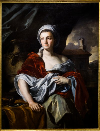 Retrato de uma mulher de Francesco Solimena
