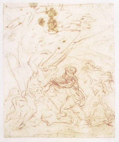 São Sebastião amamentado por Santa Irene de Francesco Solimena