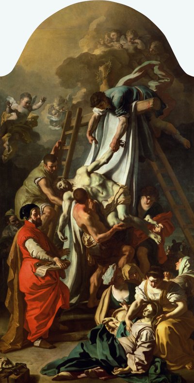 A Descida da Cruz, 1729 de Francesco Solimena