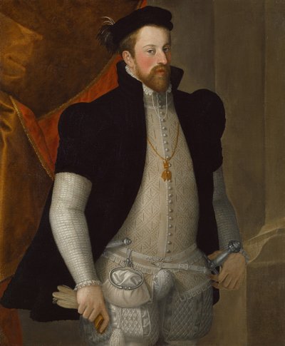 Retrato de Fernão II (1529-1595), Arquiduque da Áustria de Francesco Terzio