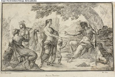 Julgamento de Paris de Francesco Trevisani