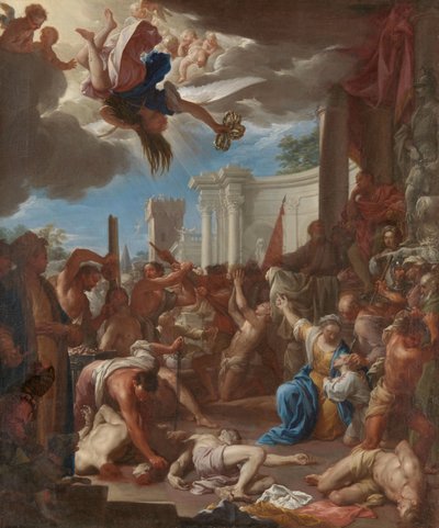 O Martírio dos Sete Filhos de Santa Felicidade de Francesco Trevisani