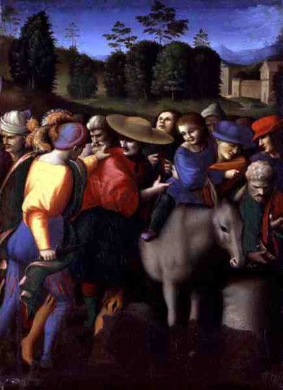 A Recuperação da Taça Roubada, de "As Histórias de Giuseppe Ebreo" (tempera no painel) de Francesco Ubertini Verdi Bachiacca
