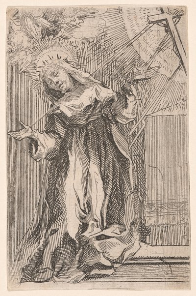 Santa Catarina de Sena recebendo os estigmas de Francesco Vanni
