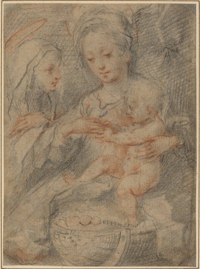 O casamento de Santa Catarina de Francesco Vanni