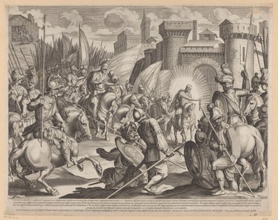 Conquista de Coimbra por Fernando I de Leão de Francesco Villamena