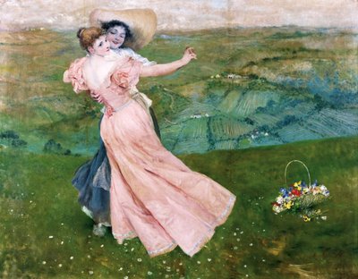 Dança no gramado Dança no gramado. de Francesco Vinea