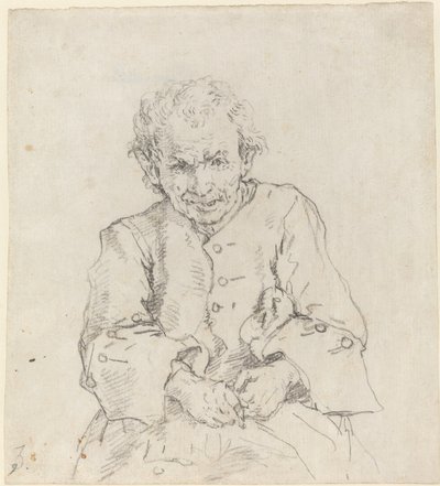 Camponês sentado de Francesco Zuccarelli