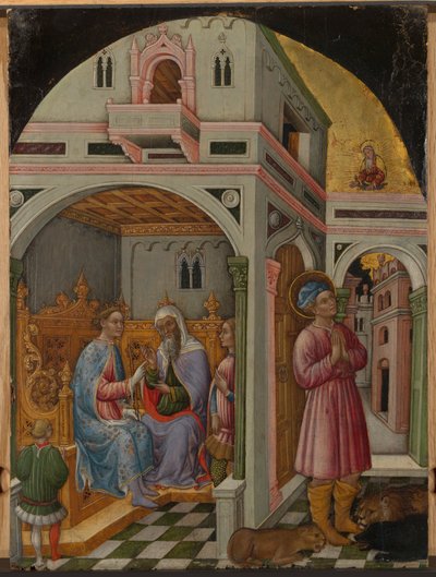 Santa Maria antes de Aureliano de Francesco de