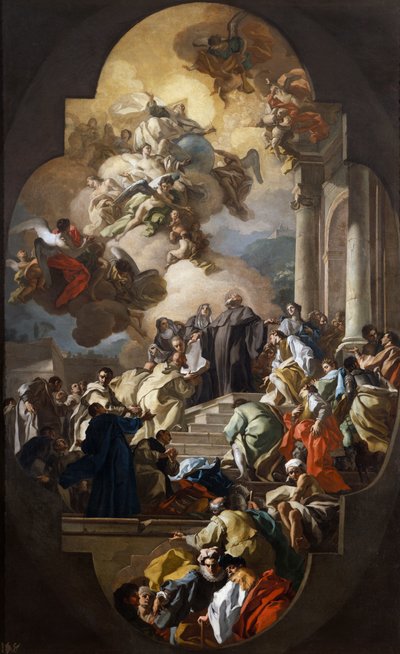 Visão de São Bento de Francesco de Mura