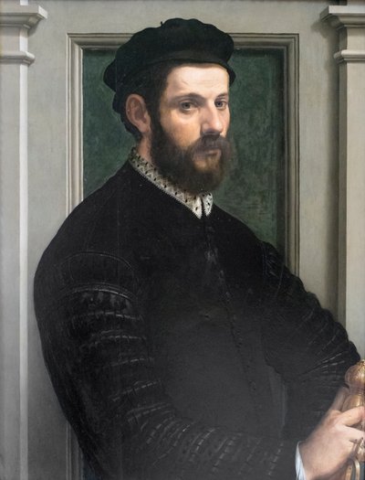 Retrato de um cavalheiro de Francesco de Rossi Salviati Cecchino