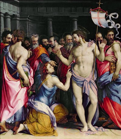 A Incredulidade de São Tomás, c.1547 de Francesco de Rossi Salviati Cecchino