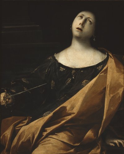 Morte de Lucretia, 1633-35 de Francesco del Cairo