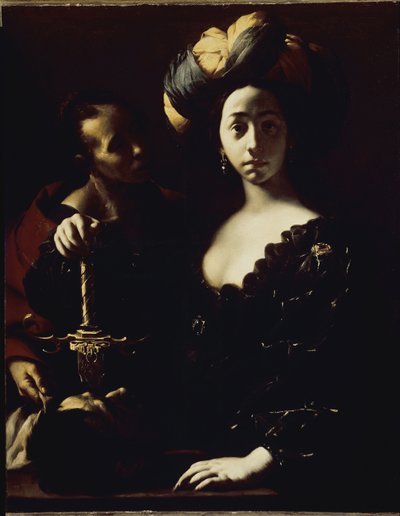 Judith e a cabeça de Holoferne (óleo sobre tela de Francesco del Cairo