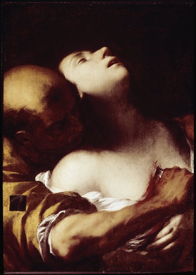 O Martírio de Santa Agnes (óleo sobre tela de Francesco del Cairo