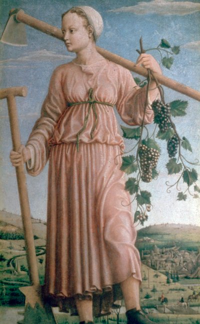 Alegoria do outono, século XV de Francesco del Cossa