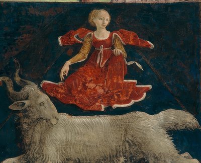 Áries, signo do mês de março. Aprox. 1469-70 de Francesco del Cossa