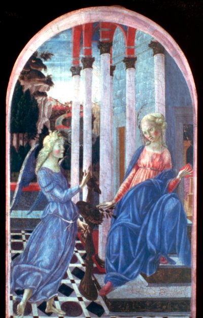 Anunciação, c1470-1472 de Francesco di Giorgio Martini