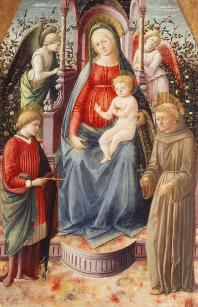 A Madonna e o Menino com os Santos Julian e Francis, de Francesco di Stefano Pesellino