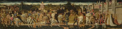 O triunfo de Davi, c. 1450 de Francesco di Stefano Pesellino
