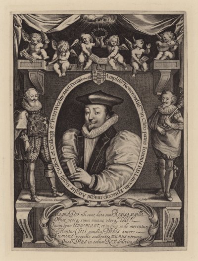 John Williams, Bispo de Lincoln, depois Arcebispo de York, c1621 (gravura) de Francis (after) Delaram