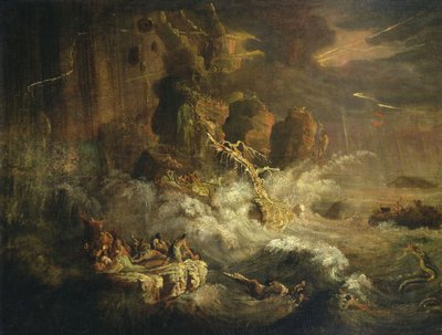 O Dilúvio de Francis (attr.to) Danby