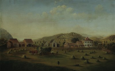 Leete Farm, West Claremont, Nova Hampshire, ca. 1822 de Francis Alexander