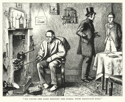 Ilustração para grandes expectativas de Charles Dickens (gravura) de Francis Arthur Fraser