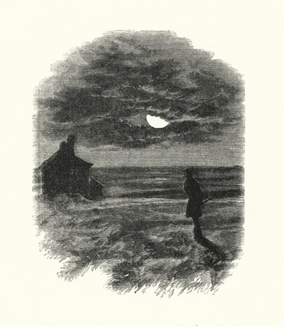 Ilustração para grandes expectativas de Charles Dickens (gravura) de Francis Arthur Fraser
