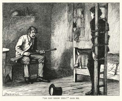 Ilustração para grandes expectativas de Charles Dickens (gravura) de Francis Arthur Fraser
