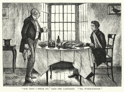 Ilustração para grandes expectativas de Charles Dickens (gravura) de Francis Arthur Fraser