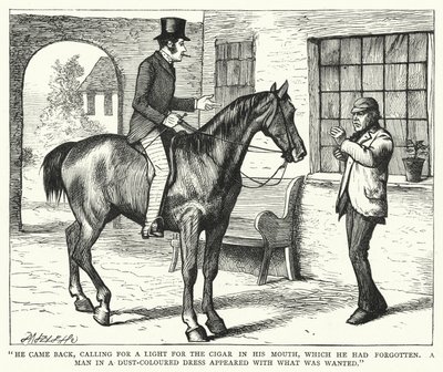 Ilustração para grandes expectativas de Charles Dickens (gravura) de Francis Arthur Fraser