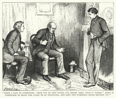 Ilustração para grandes expectativas de Charles Dickens (gravura) de Francis Arthur Fraser