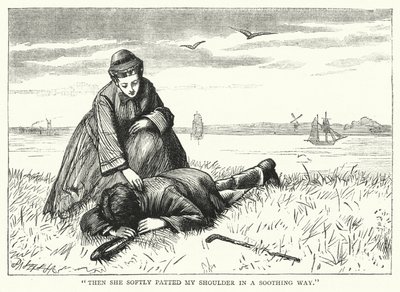 Ilustração para grandes expectativas de Charles Dickens (gravura) de Francis Arthur Fraser
