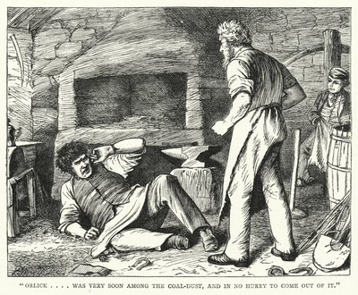 Ilustração para grandes expectativas de Charles Dickens (gravura) de Francis Arthur Fraser